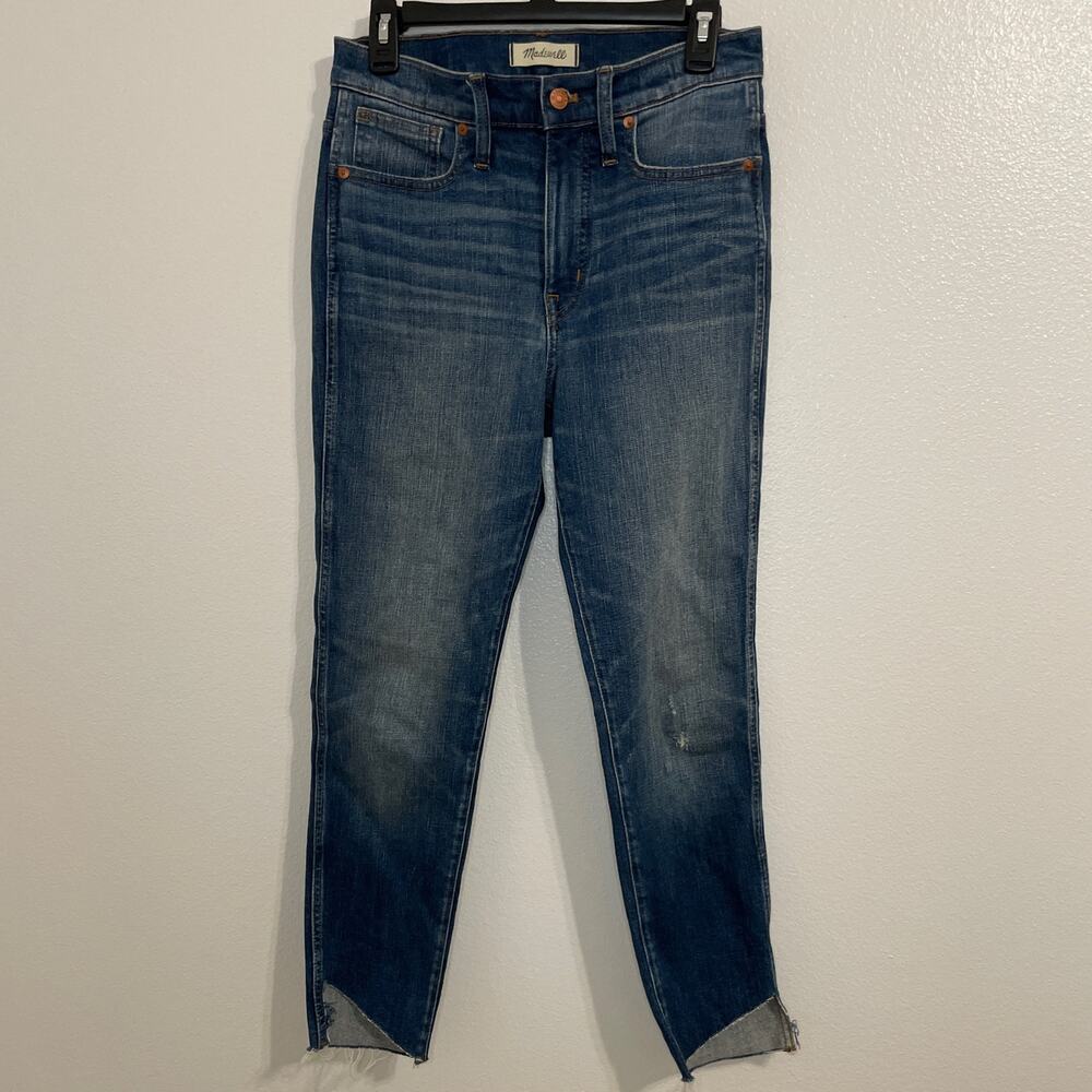 MADEWELL 10" High-Rise Skinny Jeans Size 28